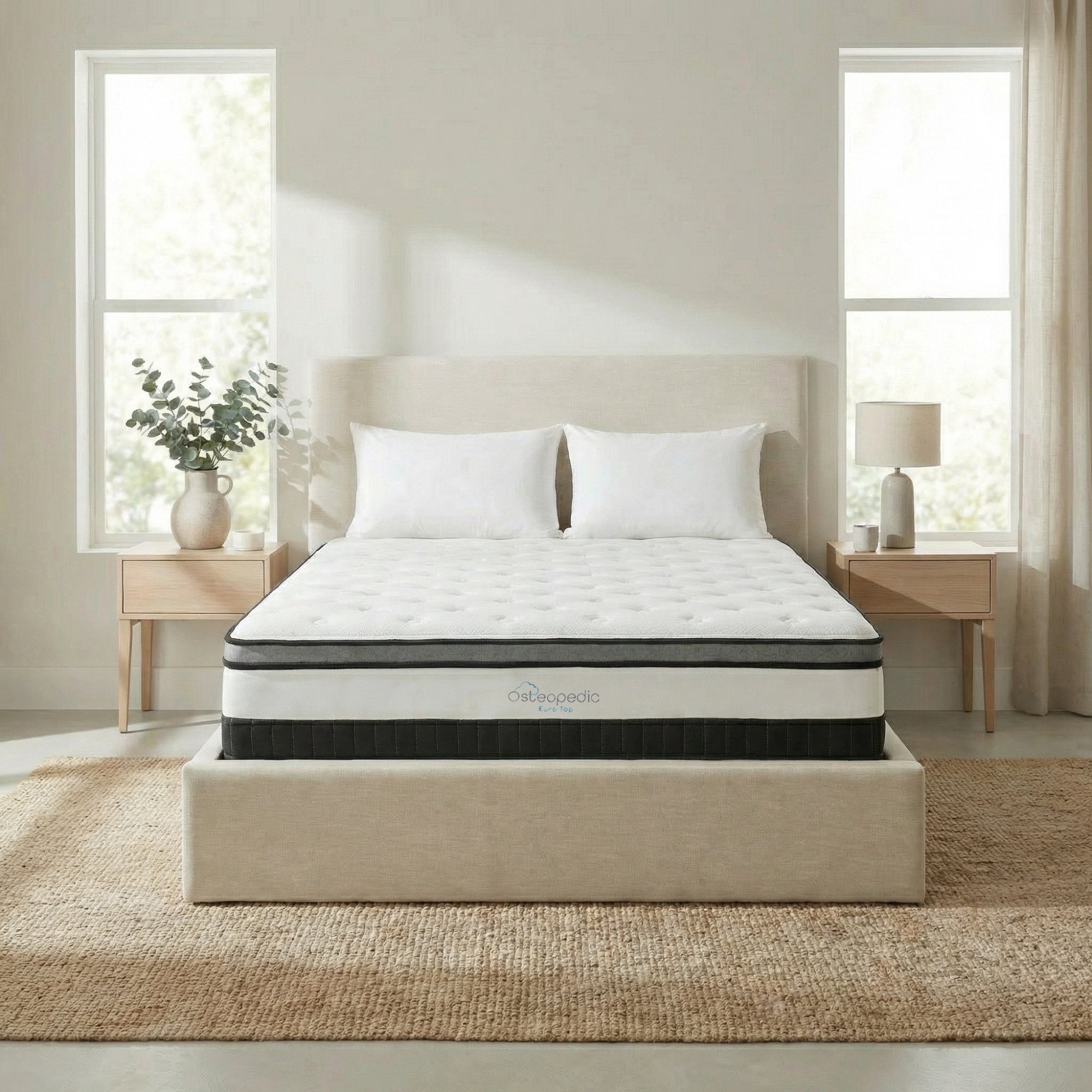 Osteopedic Euro Top Pocket Spring Mattress  - Queen-1951134905404624898