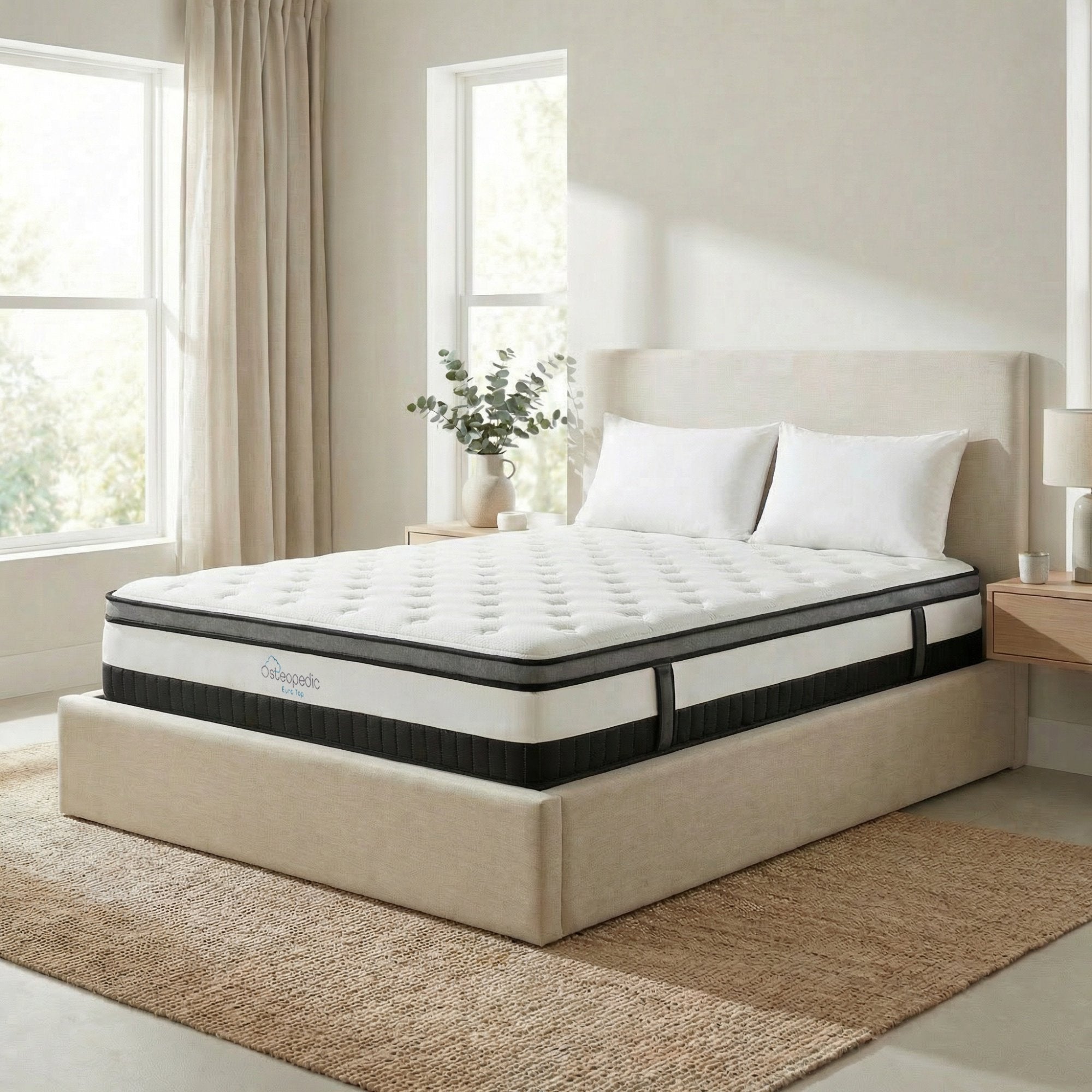 Osteopedic Euro Top Pocket Spring Mattress - King-1951134905584979968