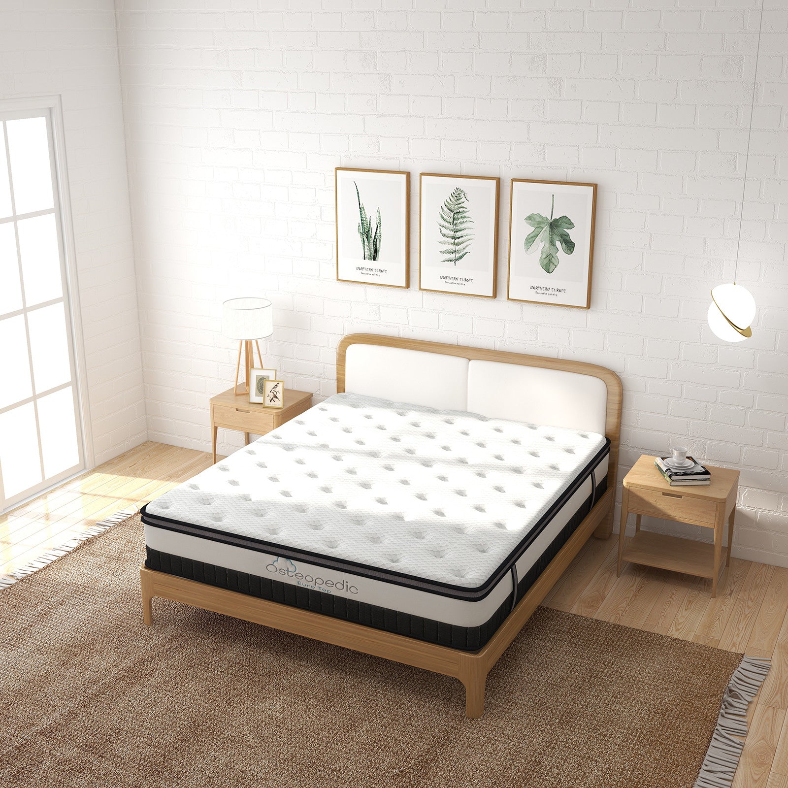 Osteopedic Euro Top Pocket Spring Mattress - King-1951134905584979974