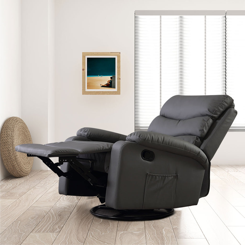 Levede Massage Chair Recliner Chairs Grey-2029387275703554055