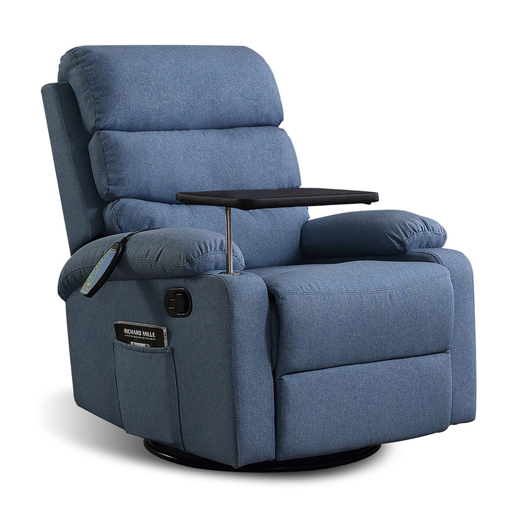 Levede Massage Chair Recliner Chairs Blue-2018816941380210688