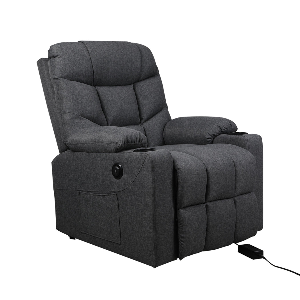 Levede Recliner Chair Electric Lift Grey-2006733117032894464