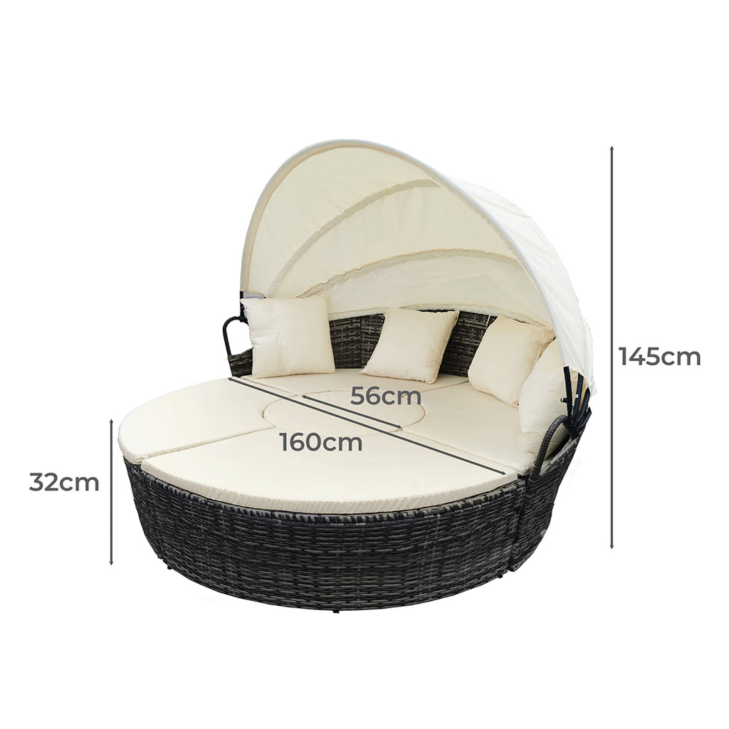 Day Bed Sofa Daybed Outdoor Furniture-2018816934371528706